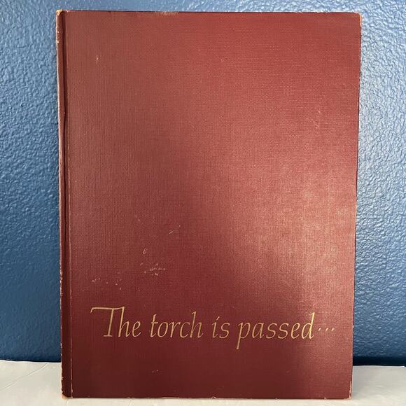 The Torch Is Passed Death of a President JFK 1963 Associated Press Vintage Book - Picture 1 of 7